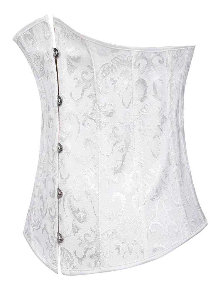 White Bridal Corsets Lace Up Women;s Waist Trainer Corsetsin Bustiers