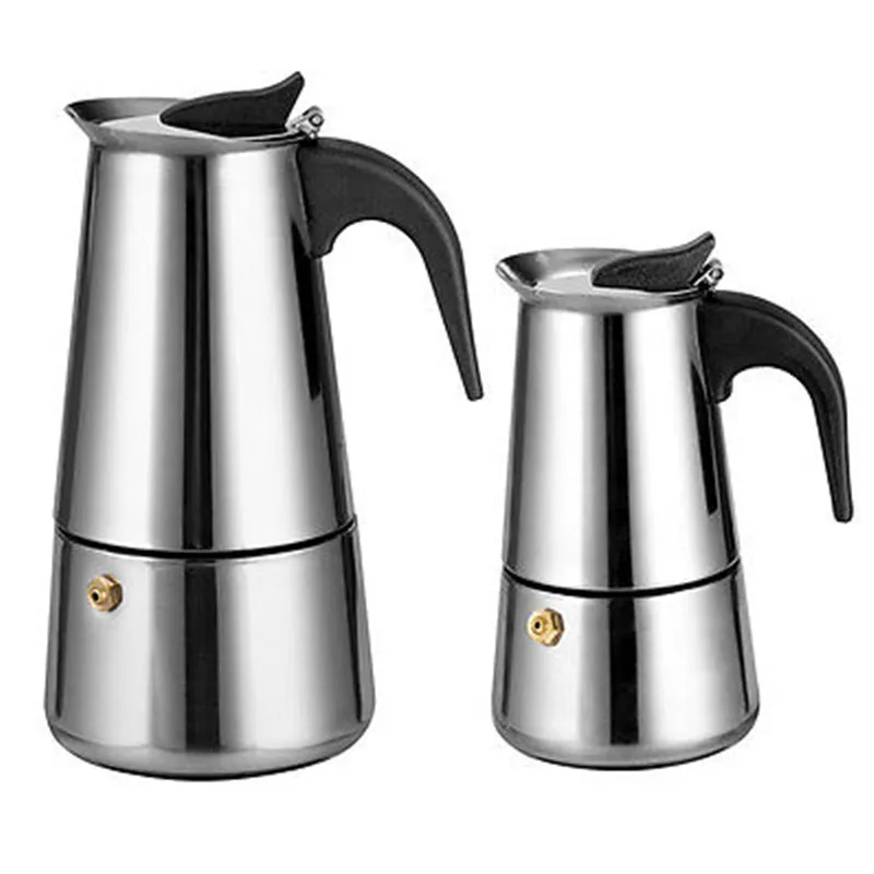 Aluminum 2 6 ESPRESSO MAKER Stovetop Coffee Pot Kettle Stove Top Brewer Aluminum 2 6 ESPRESSO MAKER Stovetop Coffee Pot Kettle Stove Top Brewer