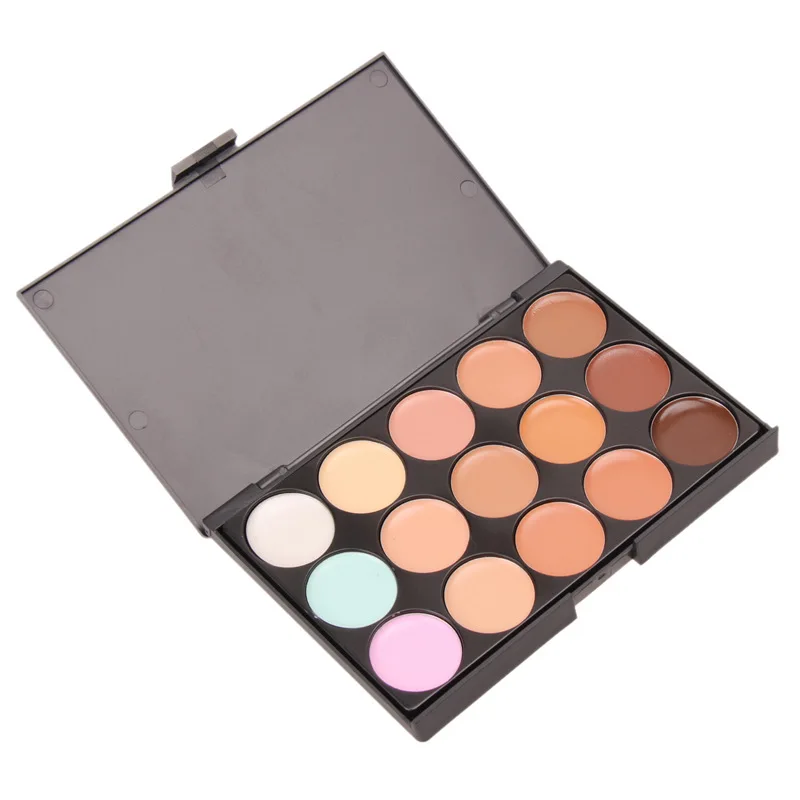 Face Concealer Camouflage Cream Contour Makeup Palette Foundation 15 Colors face concealer palette,color concealer,concealer cream,foundation concealer,face concealer