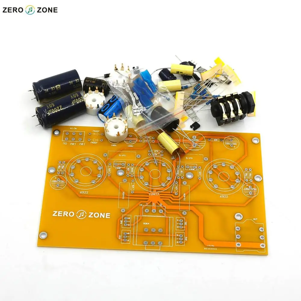 

GZLOZONE TU1-EMP V2 Tube Headphone Amplifier Kit 2X 6922 + 1X 12AT7