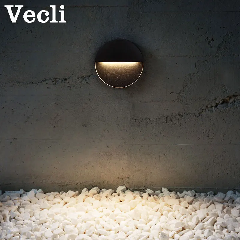 

Outdoor Waterproof Foot Light Modern Landscape Courtyard Garden Wall led Light fixture Stairs Outdoor Steps Exterior Wall Lamp