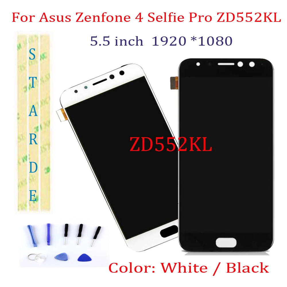 

STARDE 5.5'' LCD for Asus ZenFone 4 Selfie Pro ZD552KL Z01MDA LCD Display Touch Screen Digitizer Assembly
