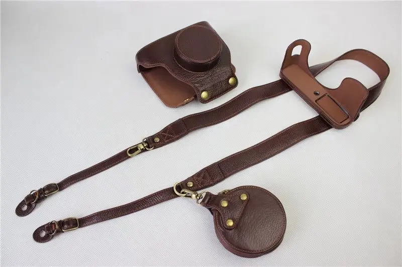 Bolsa para Fuji X100f com Abertura de Fundo da Bateria Real Leather Câmera Genuine Novidades Case Capa Bolsa Fujifilm - Image 6