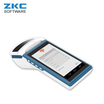 

ZKC5501 WCDMA WiFi NFC RFID Android Smart China Wireless Programmable Bus Ticket SIM Card POS Payment Machine for Supermarket