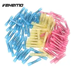Vehemo 100 шт. смешанные термоусадочные Инструменты для наращивания волос электрические Провода Терминалы трубки