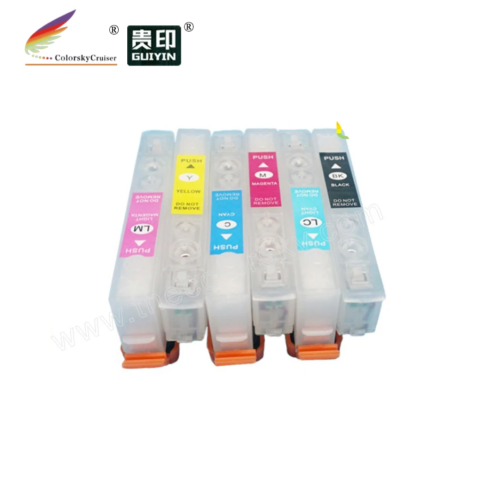 

(RCE2431) refillable ink inkjet cartridge for Epson Expression Photo XP-750 XP-850 XP-950 XP-860 XP-55 XP-760 XP-960 T2431 T2432