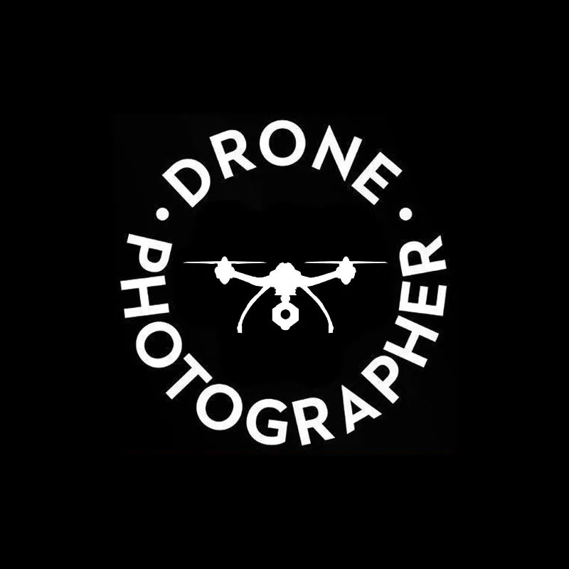 YJZT 13 2 см * Дрон фотограф забавные виниловые наклейки в виде Фотообоев c