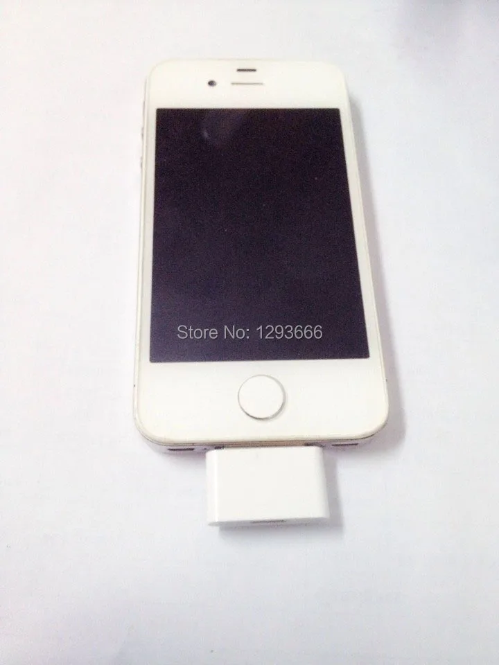 2 шт. 8Pin гнездовой к 30Pin Мужской адаптер 30pin для iPhone iPad 3 iPod Touch 4 6 plus белый|30pin adapter|8pin