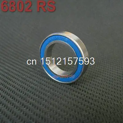 

6802 2RS Si3N4 Ceramic Ball Bearing Rubber Sealed 61802 Bike Parts15x24x5mm