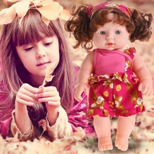 Realistic Reborn Baby Dolls Silicone Lifelike Newborn Baby Speaking Realista Doll Children Birthday Gift Fashion Companion