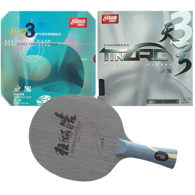 Cheap Pro Table Tennis PingPong Combo Racket Hurricane Hao and NEO Hurricane3 and TinArc3 2015 The new listing Favourite