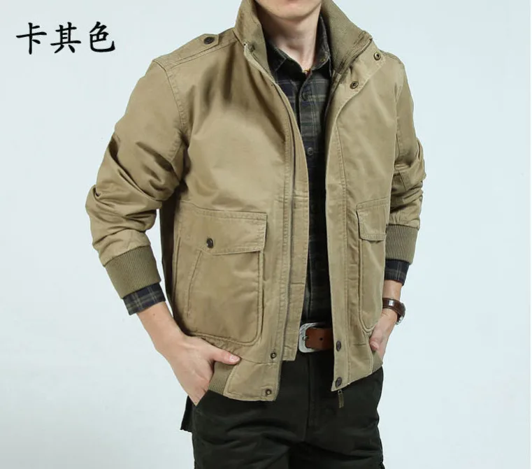 ZOEQO новая брендовая мужская куртка куртки, мужские пальто военные куртки высокого качества Стенд воротник Повседневная куртка х/б Размер M-3XL