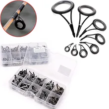 80Pcs Rod Guides Telescopic Fishing Rod Tip Stainless Steel Ceramics Guides Ring Spinning Pole Accessories Saltwater Kit Outdoor 80Pcs Rod Guides Telescopic Fishing Rod Tip Stainless Steel Ceramics Guides Ring Spinning Pole Accessories Saltwater Kit Outdoor