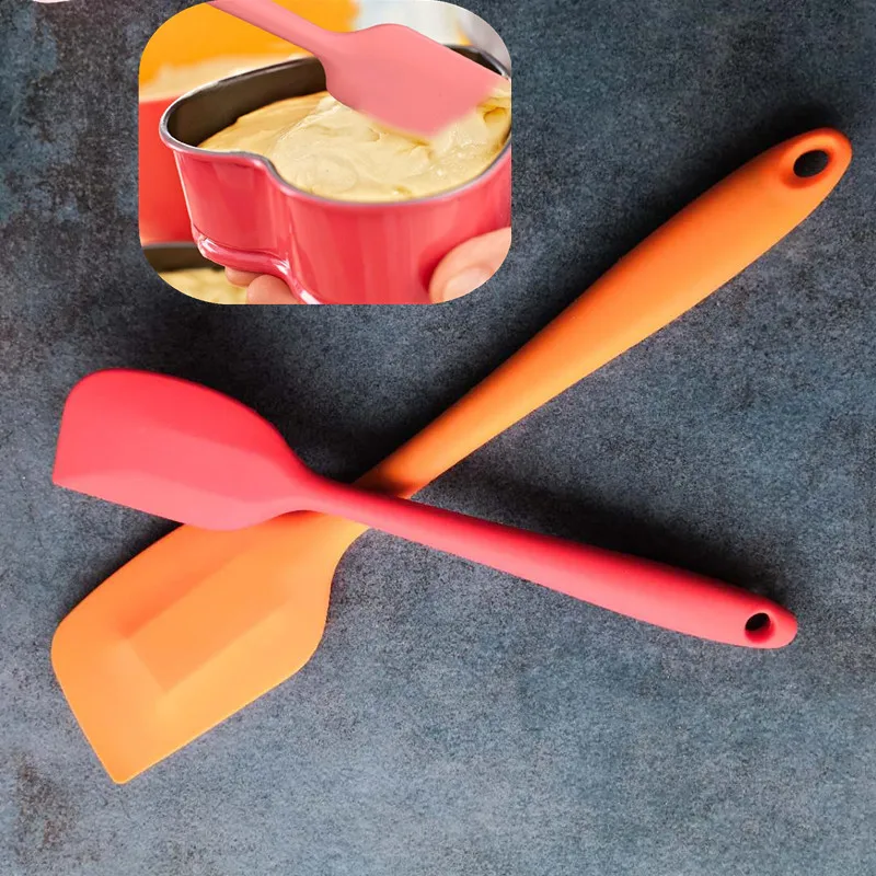 Silicone Chocolate Stirring Scrape Cream Cake High Temperature Scraper Kitchen Baking Tools A817-L--A817-S | Дом и сад