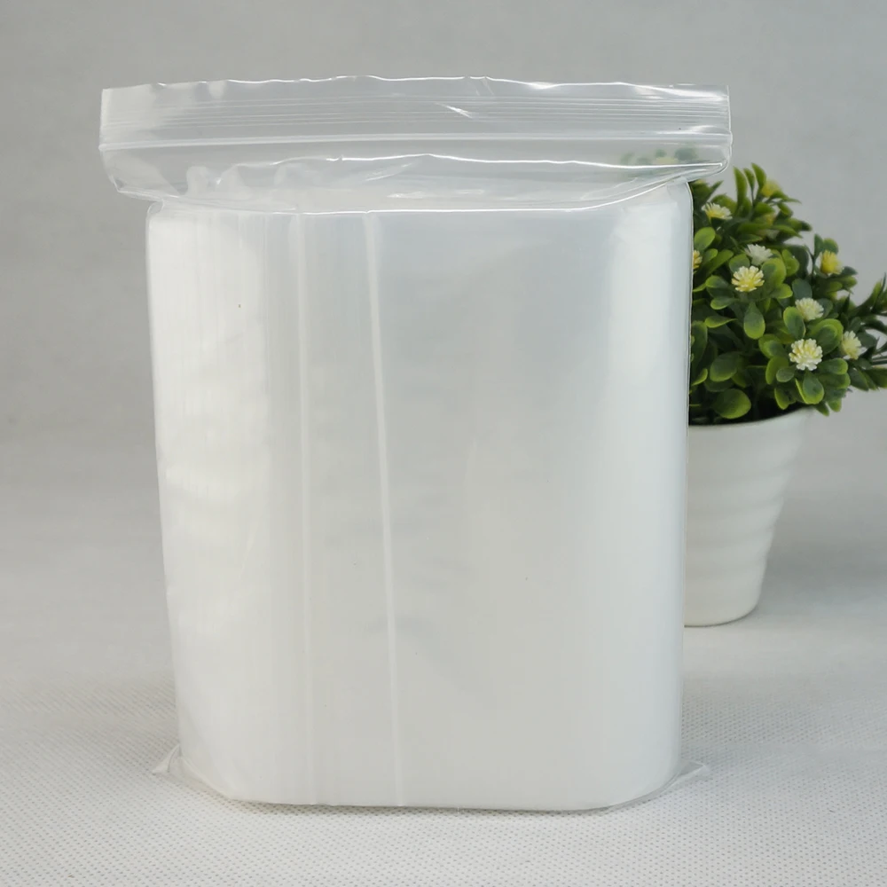 

100pcs/lot Thick bag 7*10cm Small Clear Resealable Zip Lock PE plastic bags, Self-sealed poly pouch zipper Grip seal