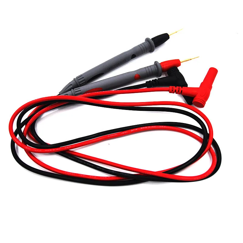 

2pcs Universal Probe Test Leads Pin for Digital Wire Pen Cable Needle Tip Multimeter Tester Lead Probe Wire Pen Cable 20A 1000V