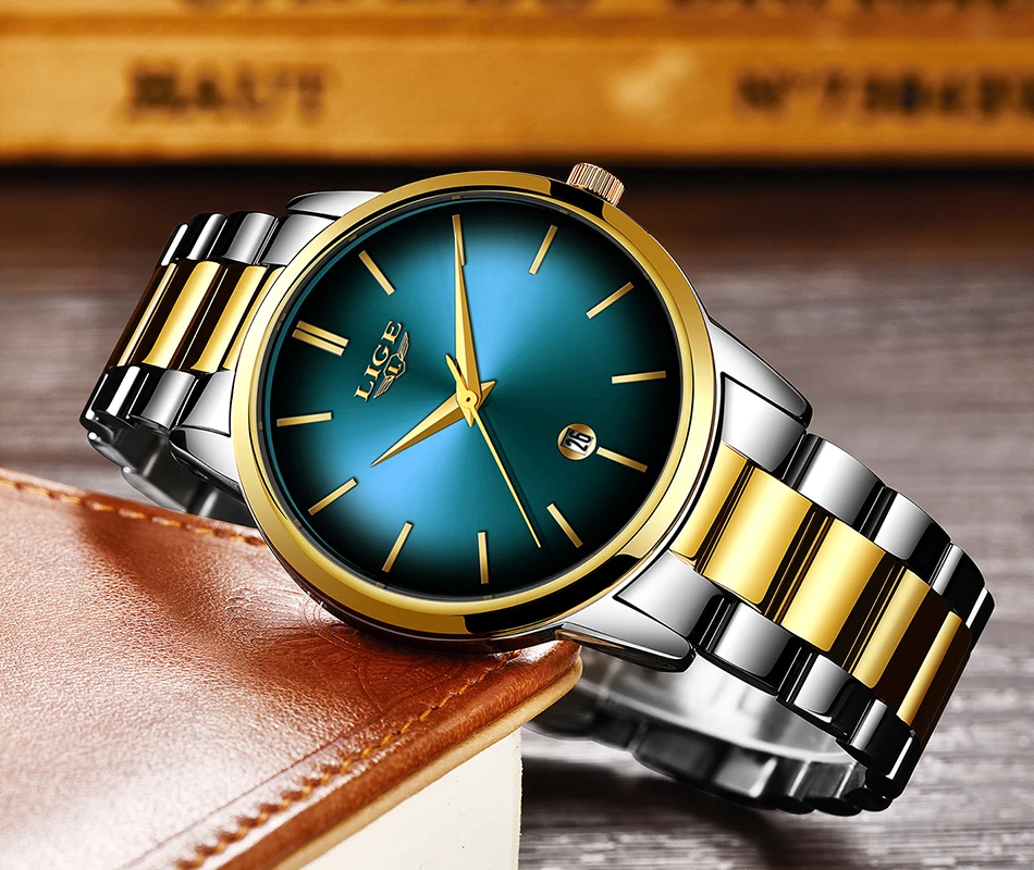 LIGE новые женские деловые Кварцевые часы Женские брендовые роскошные женские наручные часы небольшой циферблат тонкие часы для девочек Relogio Feminino