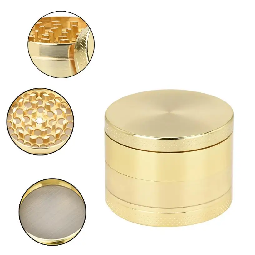 New 4 layers tobacco grinder 54cm metal Zinc alloy Herbal Herb Tobacco