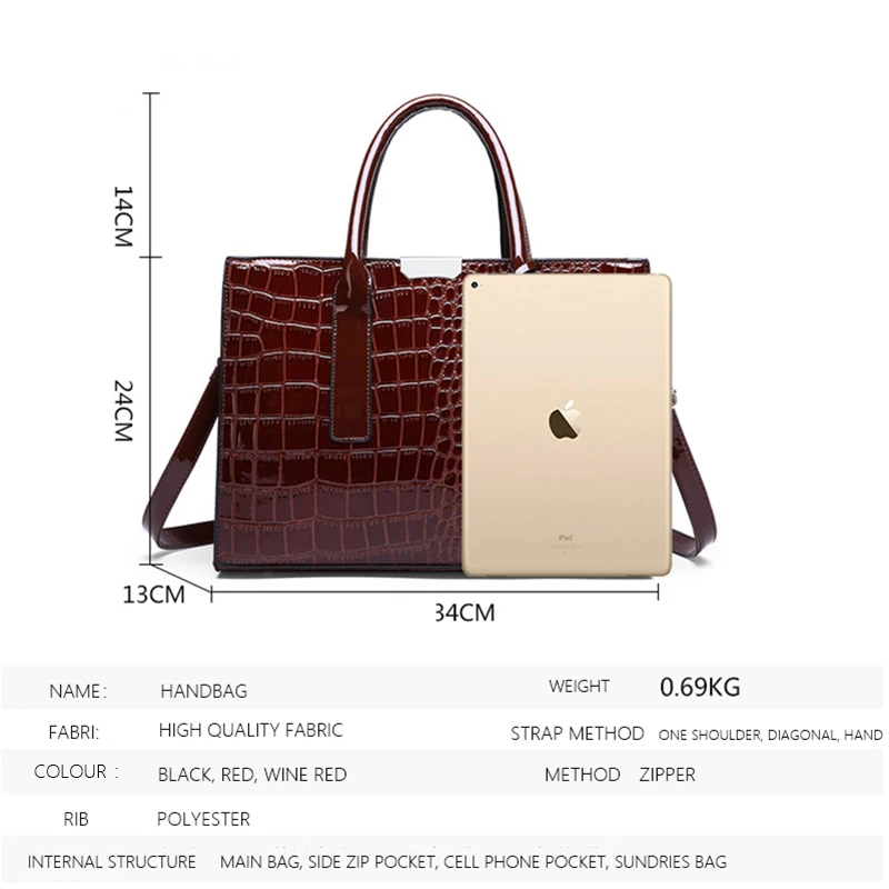 TEAEGG Bolsa Mujer сумки для женщин 2019 роскошные женские с крокодиловым узором PU Сумка