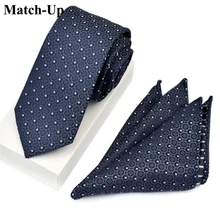 Комбинированный полиэфирный тканый тонкий узкий мужской галстук Галстук платок Карманный квадратный костюм набор 14