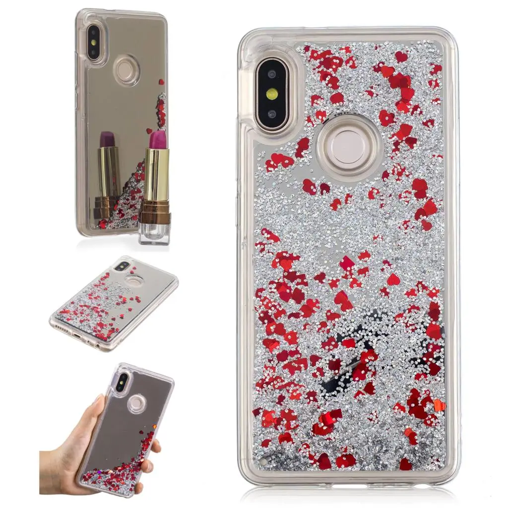 Luxury case For Xiaomi Redmi Note 5 Pro Liquid Quicksand Bling Glitter