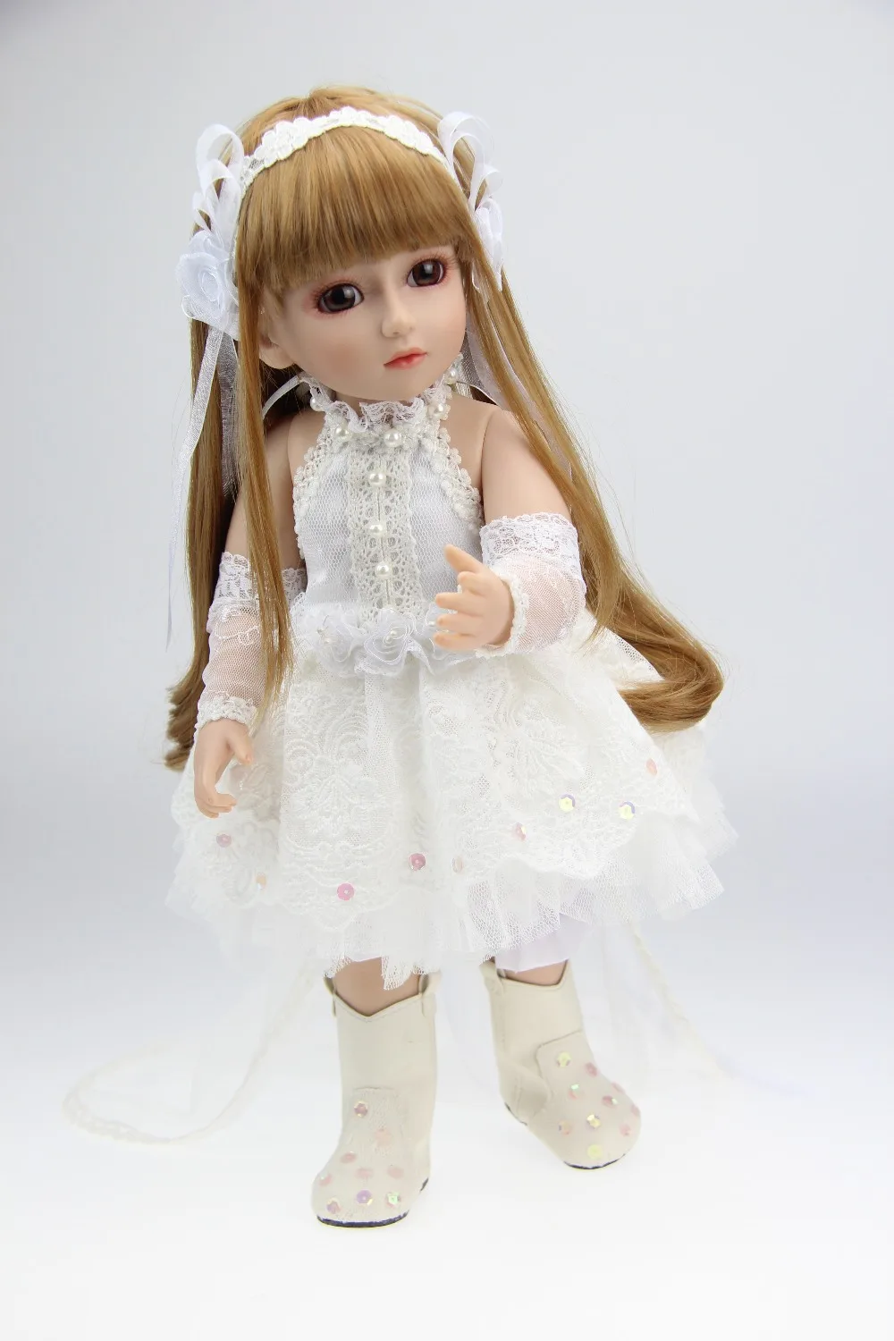 

Beautiful SD/BJD doll 18inch top quality handmade doll poseable with joints