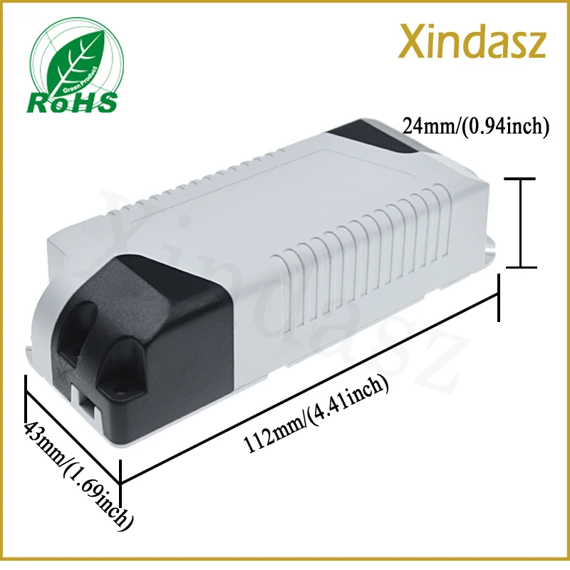 Электрические корпуса для пластиковой электроники LED Питание корпус с размером(112*43*24 мм) ip55