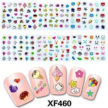 Free Shipping, 3D Nail Art Stickers Decal Beauty Super Cute Japanese Cartoon Design Manicure Tools