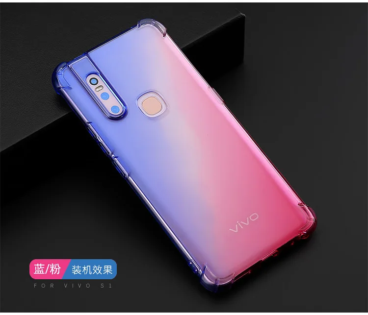 Vivo V15 pro Прозрачная силиконовая Мягкая задняя крышка для vivo IQOO V11 Y81 Y83 Y75 Y71 Y69 Y67 Y66 Y55