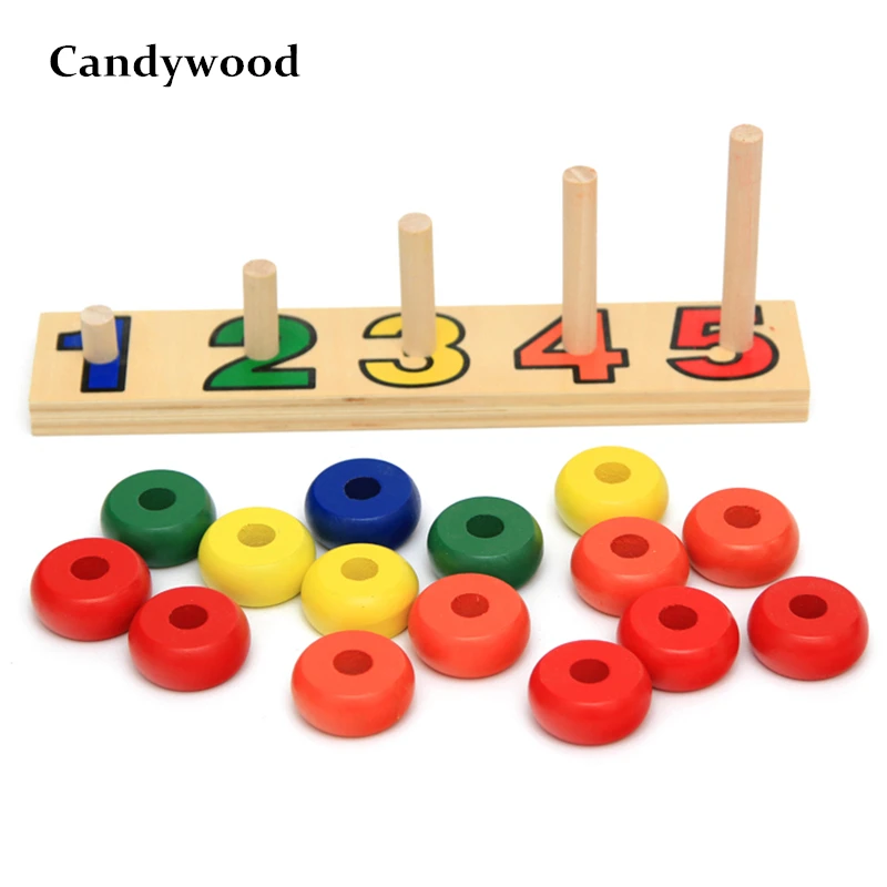 

Montessori Educational Wooden Toys for Children Arithmetic Ferrule Counting Mathematics Math Toy Kid Montessori Teaching Aids