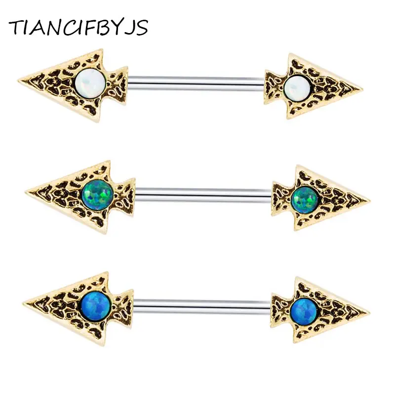 Buy TIANCIFBYJS Stainless Steel Fake Nipple Piercing