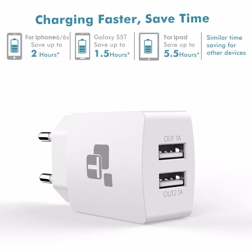 TIEGEM العالمي 2 ميناء السفر شاحن USB مزدوج محول جدار المحمولة الاتحاد الأوروبي التوصيل الهاتف المحمول الذكية شاحن آيفون اللوحي TIEGEM العالمي 2 ميناء السفر شاحن USB مزدوج محول جدار المحمولة الاتحاد الأوروبي التوصيل الهاتف المحمول الذكية شاحن آيفون اللوحي