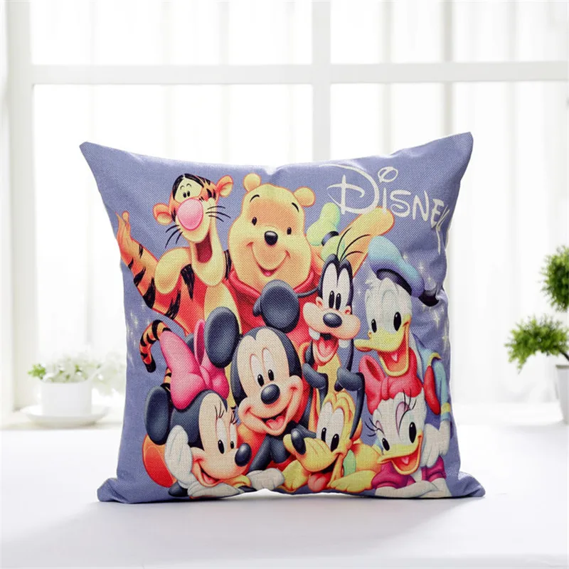 23 Цвета скидка Disney Микки и Минни Маус наволочки домашний текстиль Симпатичные
