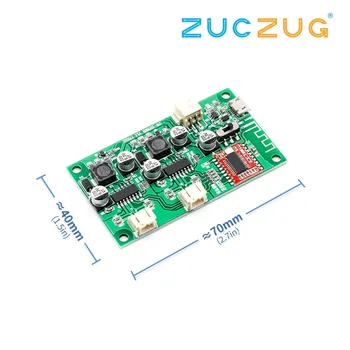

2x6W DC 5V 3.7V speaker modified Stereo Bluetooth amplifier board can connected lithium battery with charge