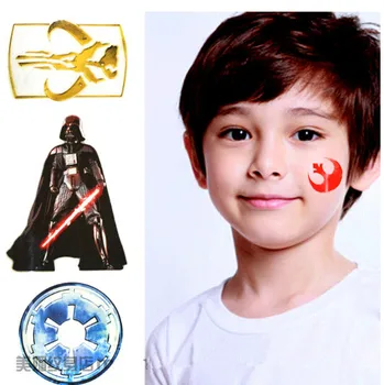 

2sheets Tatuagem Temporary Tattoo Sticker Movie Star Wars The Avengers Superhero Design for Kids Body Art Skin Marker