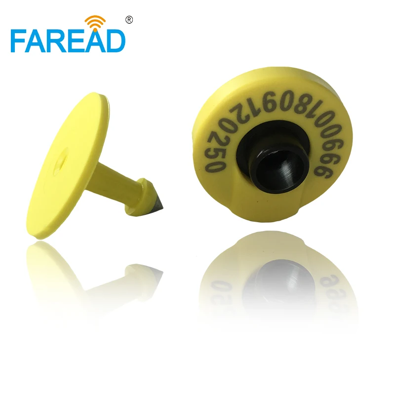 X10pcs лучшее качество RFID Ушная бирка iso 11784/5 HDX электронный ушной знак для свиньи