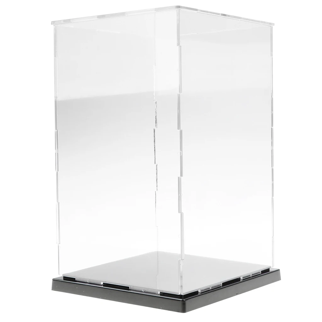 13x13x21cm Clear Model Display Box Figures Protection Show Case Home Decor