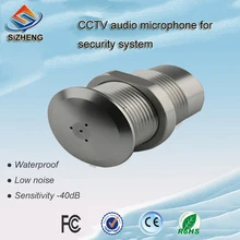 SIZHENG Открытый CCTV Аудио Микрофон алюминиевый сплав Материал чувствительность-40 дБ для системы безопасности