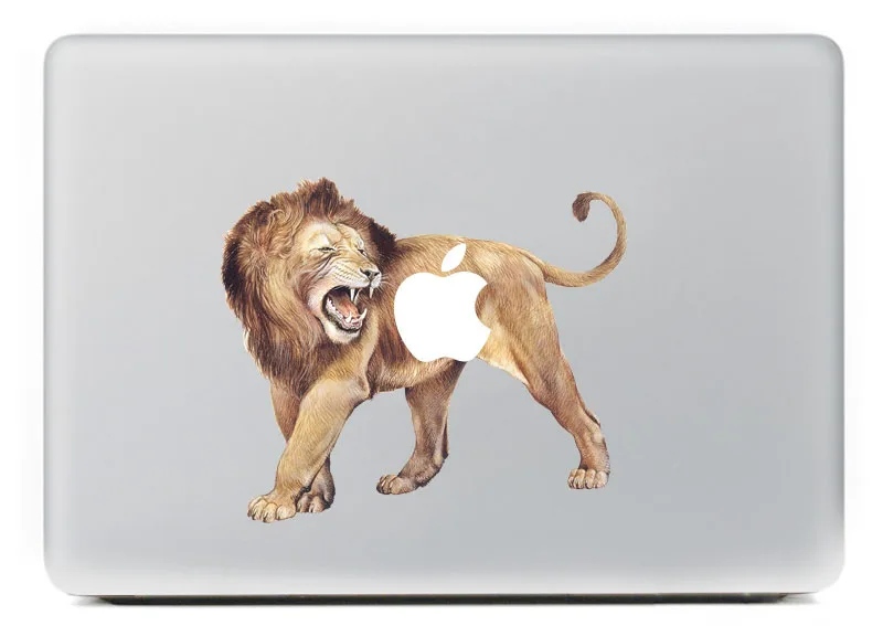 Свирепый лев Виниловая наклейка для нового Macbook Pro 13 15 дюймов и Air 11 ноутбука|laptop