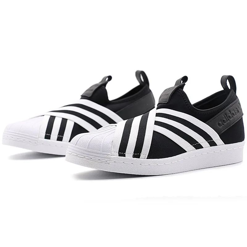 Новинка оригинальные Слипоны Adidas Originals SUPERSTAR W женские кроссовки для