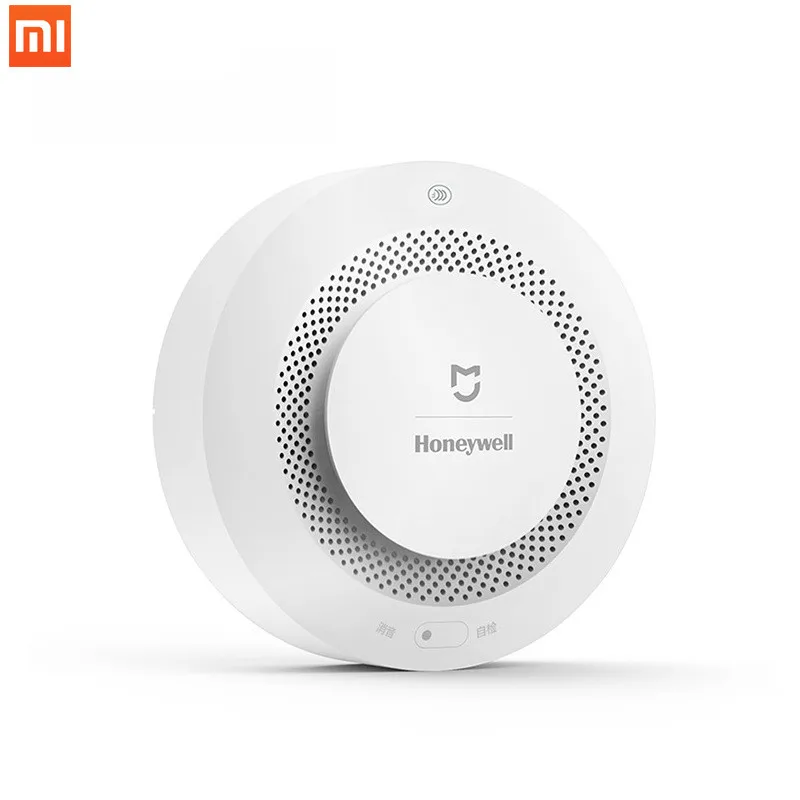 Горячая сейчас Xiaomi Mijia Honeywell пожарная сигнализация детектор звуковой и визуальной сигнализации работает с шлюзом детектор дыма умный дом удаленный