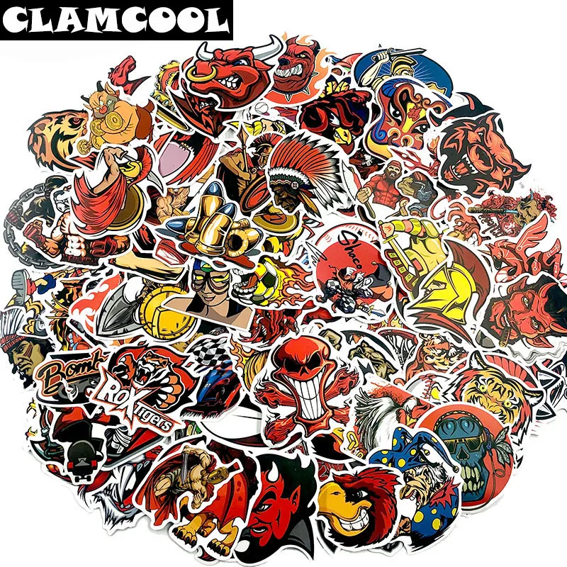 

100Pcs Cool Knight Graffiti Sticker ForMotorcycle Skateboard Guitar Toy Sports Equipment