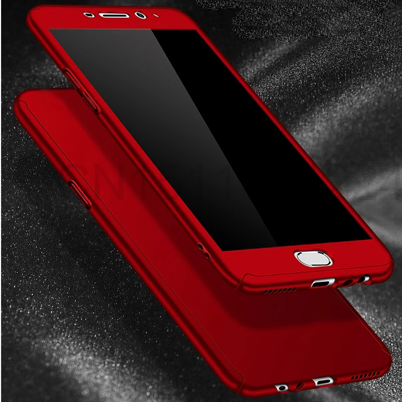360 Full Case For Meizu Pro 7 Cases Hard PC Degree For Meizu  M6 Note M6 M5 Note  M6s Cover + Tempered Glass A5