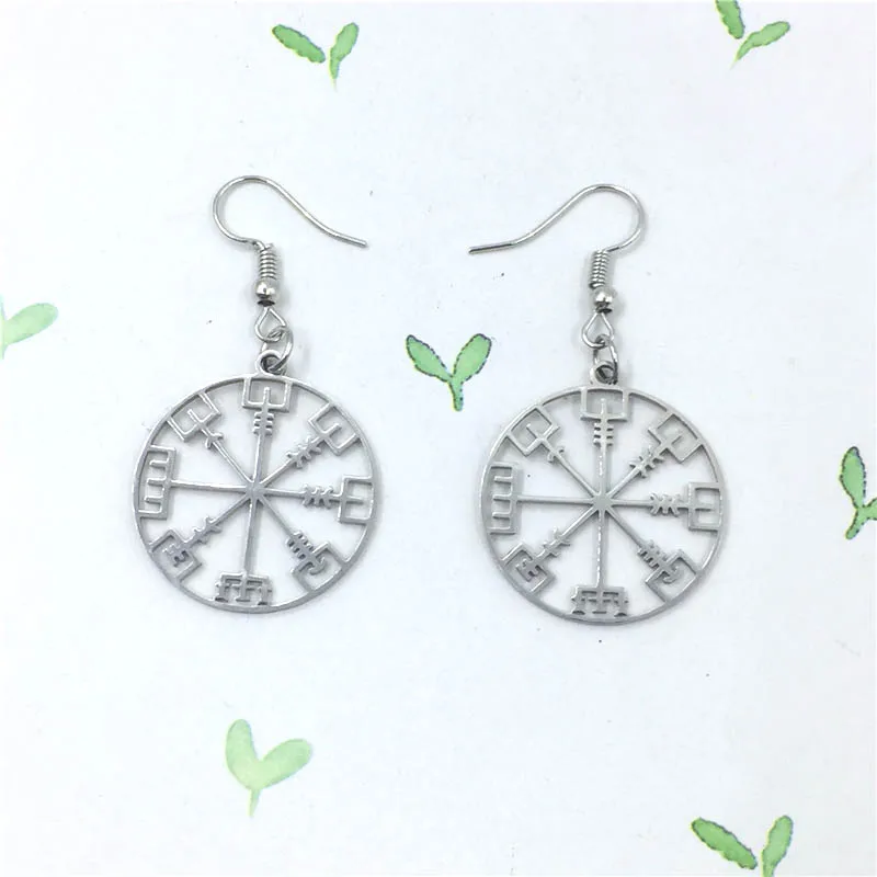 10 шт./лот Vegvisir ожерелье викинга Runic Bookmark браслет Компас Брелок Эмблема Asatru Talisman
