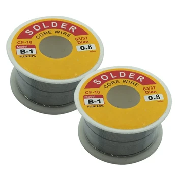 

New 0.8mm 50g Rosin Core Solder 63/37 Tin Lead Flux Soldering for Welder Iron Wire Reel Soldering Iron Wires Welding