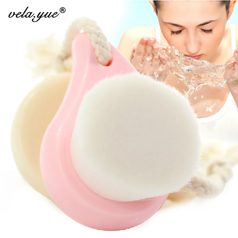 

New Facial Cleansing Brush Deep Pore Face Clean Brush Soft Fiber Facial Brush