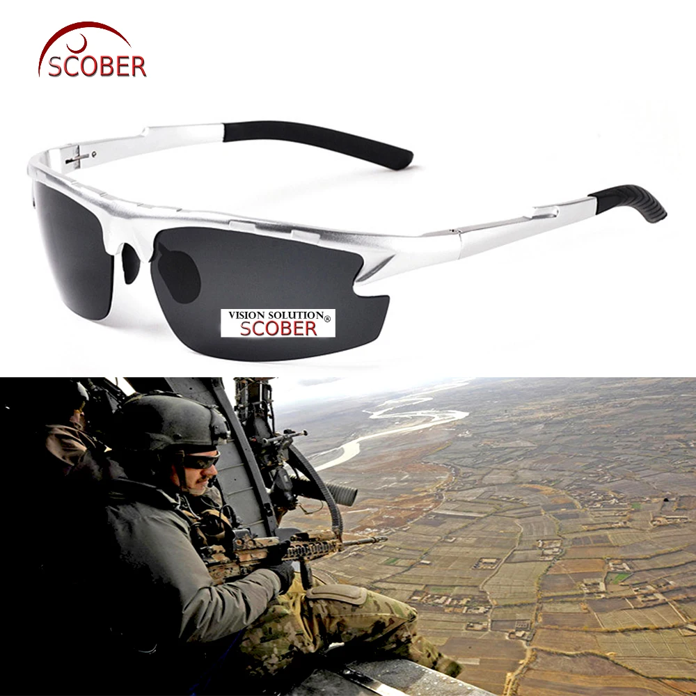 

= SCOBER = Sport's Luxury Forspecial Forces Marine Model Driver's Tac Enhanced Polarized For Polarised Uv 400 Men's Sunglasses