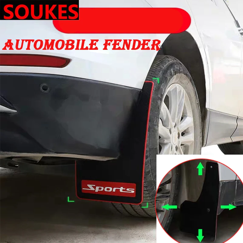 

Car Styling Sport Mud Flap Mudguards Fender Cover For Chevrolet Cruze Aveo Captiva Lacetti TRAX Sail Epica Lada Granta Kalina