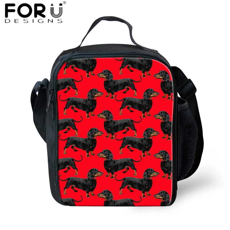 FORUDESIGNS/Студенческая сумка для ланча Одежда для собак с принтом термоизолированная коробка для ланча для подростков мальчиков и девочек Kawaii сумка для пикника коробка для еды - Цвет: H10973G