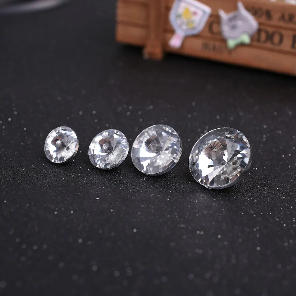 

Satellite Drill Rhinestones Crystal Buttons Furniture Decoration scrapbooking button botones buttons for clothing knopen